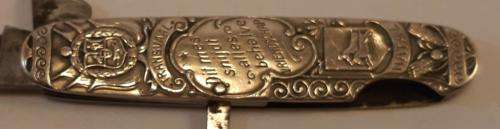 J.B.M. Hertzog knife. Made in Germany. Good /fair condition blades have been sharpend more than once