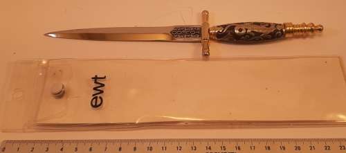 Vintage Toledo letter opener Made in Spain Length 23 cm