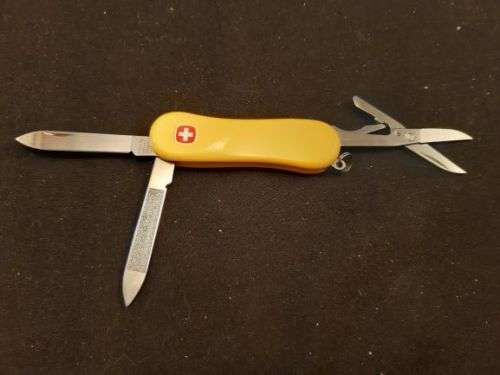 Swiss Evo Army Knife  Wenger- Esquire Yellow  Scales