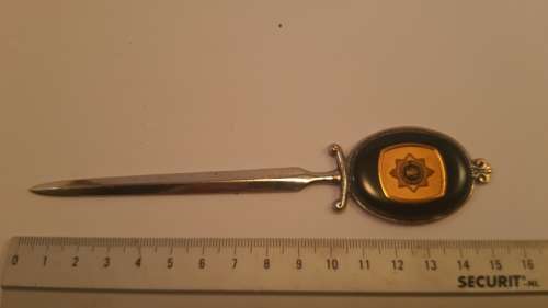 Letter Opener Suid Afrikaanse Polisie pre 1994