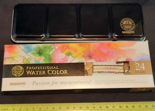 Professional Water Colour 24 pan set Mungyo