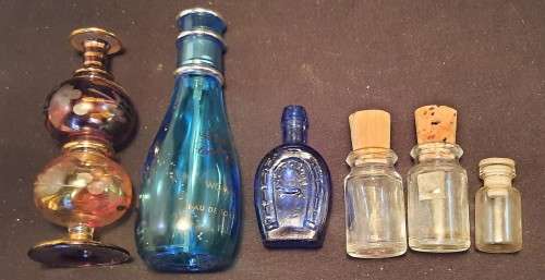 Small Glass Bottle collection 6 Pc as per pictures