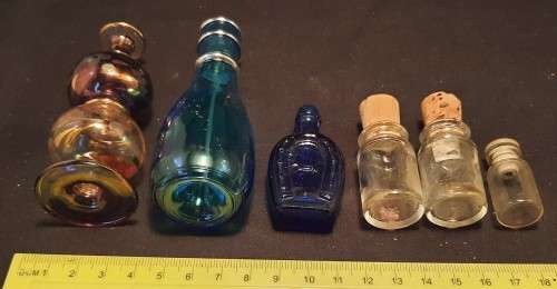 Small Glass Bottle collection 6 Pc as per pictures