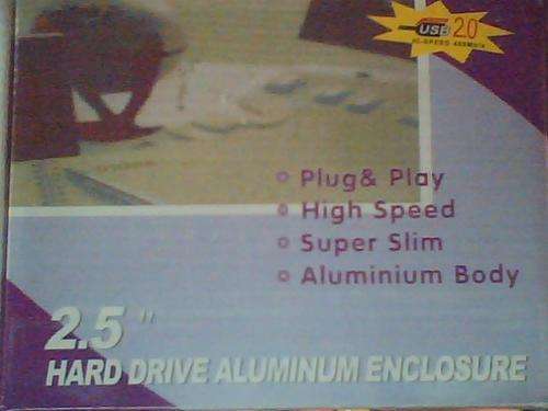 2.5" Hard Drive Aluminum Enclosure (Silver)