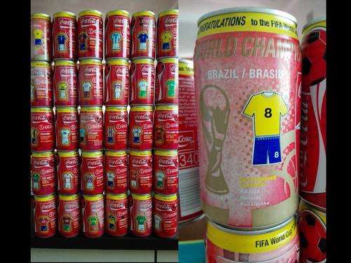 2002 Fifa World Cup Collectible Coca Cola Cans