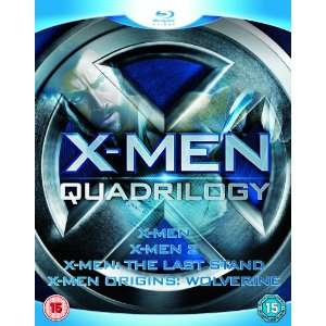 X-Men Quadrilogy - X-Men, X-Men 2, X-Men: The Last Stand, X-Men Origins: Wolverine [Blu-ray]