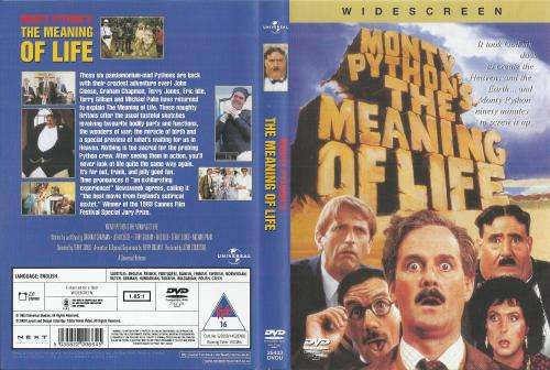 MONTY PYTHON'S - "THE MEANING OF LIFE" - COLLECTABLE DVD!