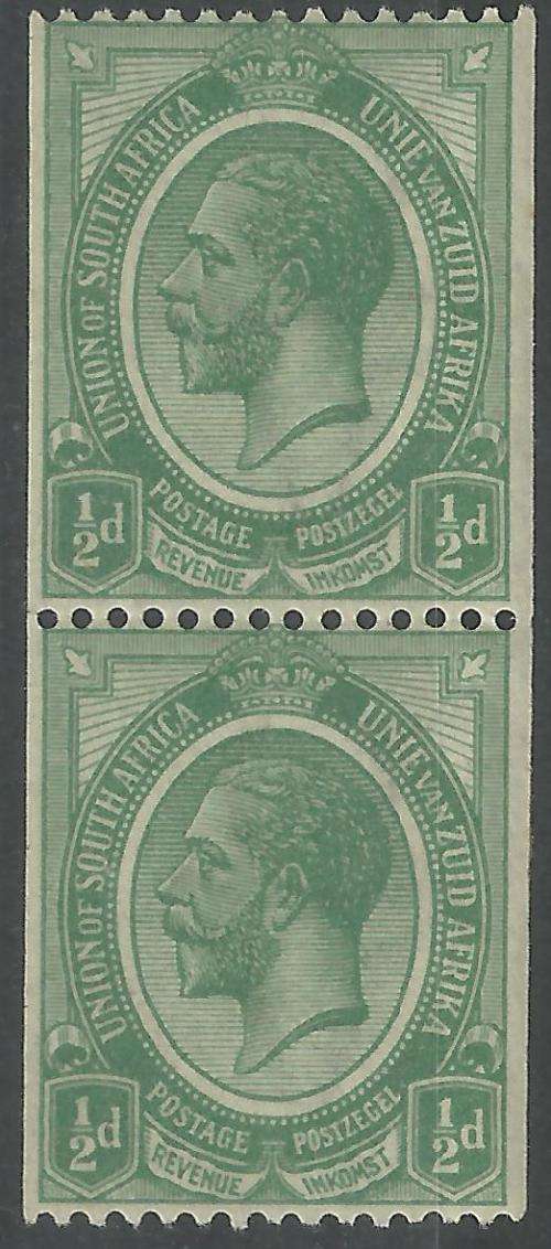 UNION OF SOUTH AFRICA (MNH) - SACC 17 - COIL PAIR!