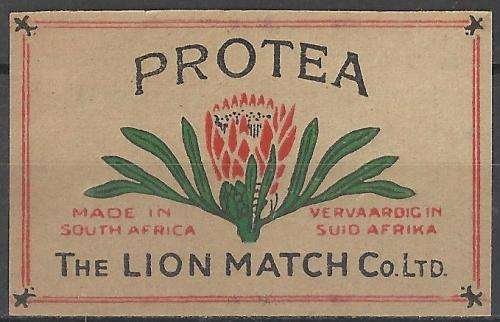 VINTAGE MATCH BOX LABEL AS ILLUSTRATED.