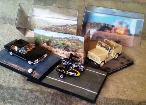 JAMES BOND DIE CAST COLLECTION. BID PER ITEM TO TAKE ALL THREE.