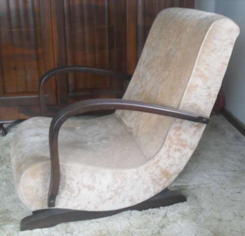 BUYER TO COLLECT IN PRETORIA - ROCKING CHAIR, 1950's