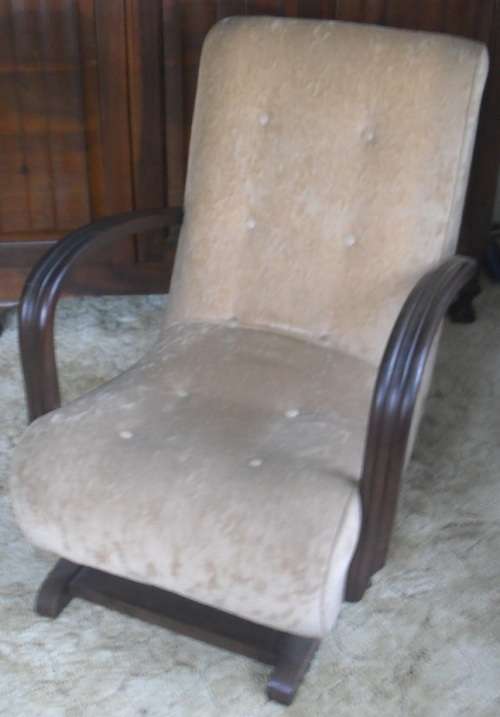 BUYER TO COLLECT IN PRETORIA - ROCKING CHAIR, 1950's