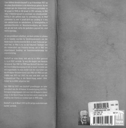 "DIS NOU EK" DEUR CAREL BOSHOFF!