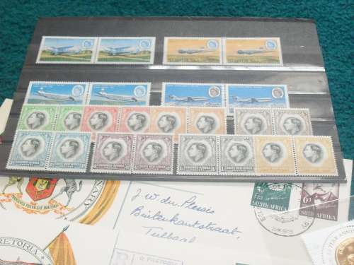 PHILATELY RELATED ITEMS AS ILLUSTRATED. "DOUBLE PROPELLAR" VARIETY!