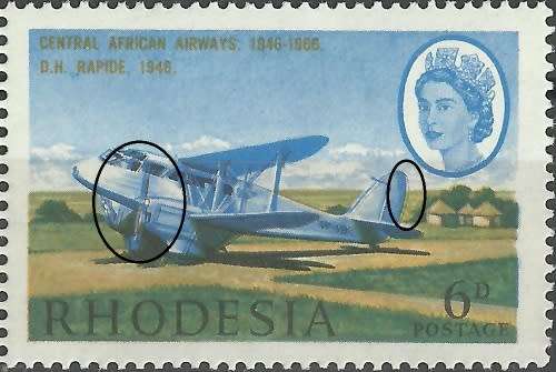 PHILATELY RELATED ITEMS AS ILLUSTRATED. "DOUBLE PROPELLAR" VARIETY!