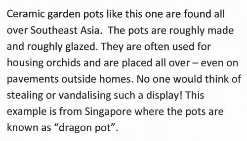 BUYER TO COLLECT IN PRETORIA - SINGAPORE "DRAGON POT"!