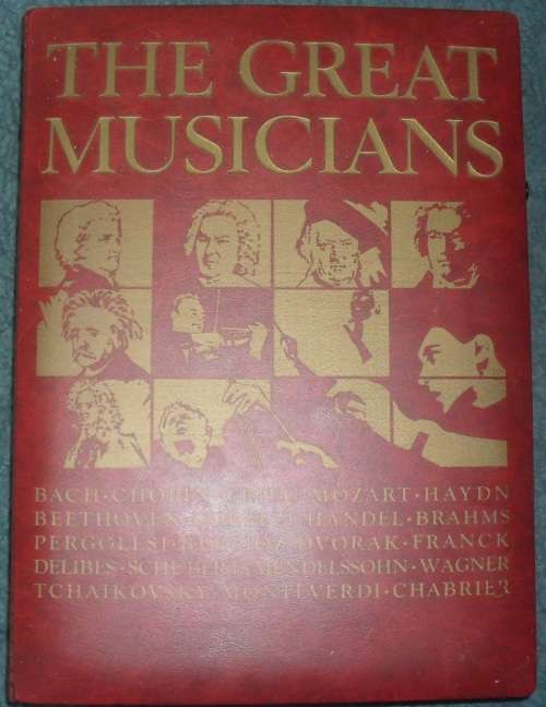 "THE GREAT MUSICIANS" - BOX FOLDER, 15 ISSUES - AS ILLUSTRATED!