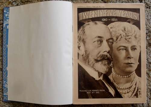 "THE STORY OF 25 EVENTFUL YEARS IN PICTURES" - SILVER JUBILEE BOOK, 1935!