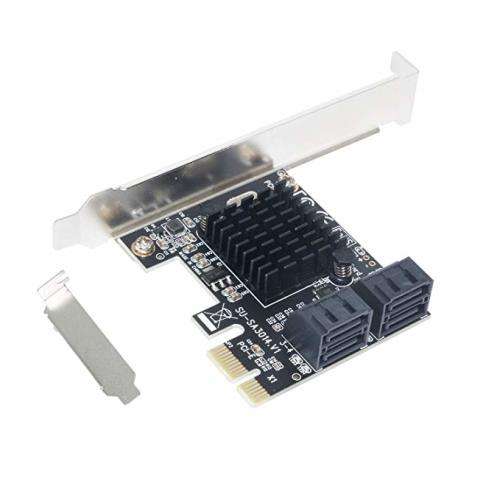 PCIE to 4 port SATA expansion card