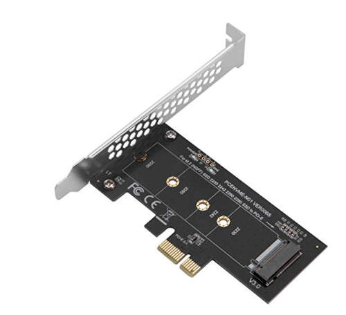 M.2 SSD M Key Nvme PCIe 3.0 X4 Card type Adapter with Low and Full Profile Bracket