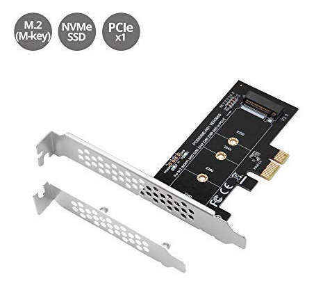 M.2 SSD M Key Nvme PCIe 3.0 X4 Card type Adapter with Low and Full Profile Bracket