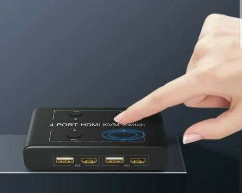 4 port HDMI KVM switch (includes 4 cable sets)