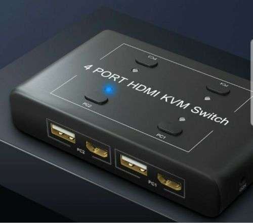 4 port HDMI KVM switch (includes 4 cable sets)
