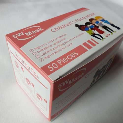 Kiddies 3ply disposable masks (50)
