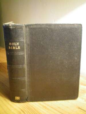 THE HOLY BIBLE - BRITISH AND FOREIGN BIBLE SOCIETY.  ABOUT 1920