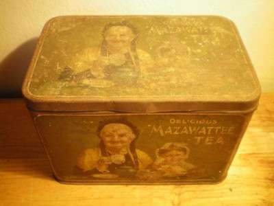 MAZAWATTEE TEA TIN - VINTAGE