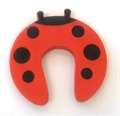 Funky Fun Foam Door Stoppers - Finger Protectors - Red Ladybug