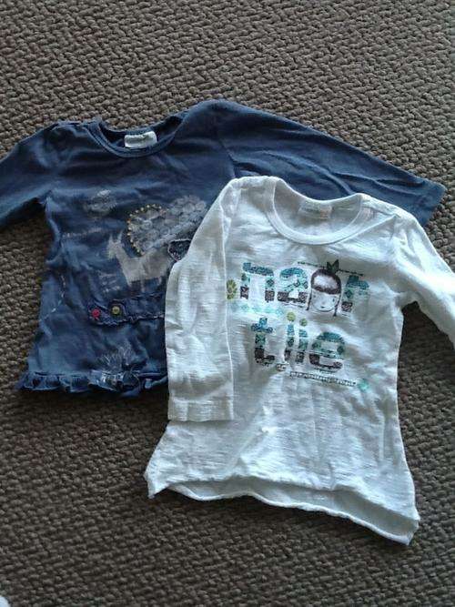 Naartjie girls long sleeve t-shirts 12-18 months
