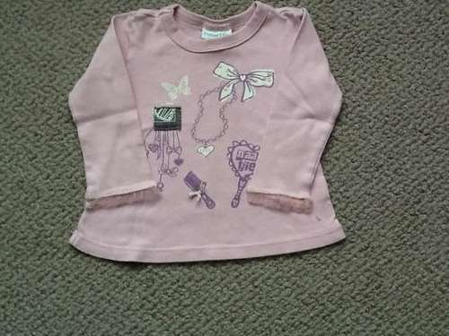 Naartjie pink long sleeve top 12-18 months