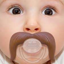 Cowboy Mustache Funny Dummy - Brown *local stock*