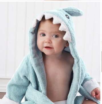 Baby towel / gown Shark 6-18 months