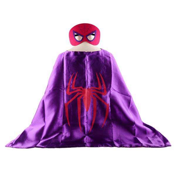 Spider girl cape and mask combo
