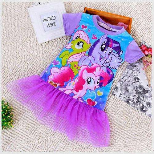 My Little Pony tutu tshirt purple 3-4 years