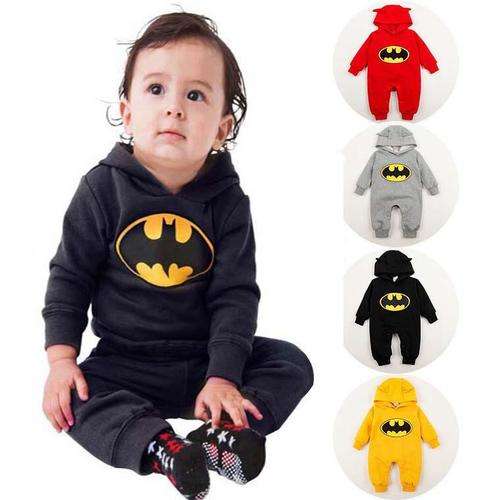 Batman Babygrow Romper Black 3-6 or 6-12 or 12-18 months available