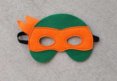 Turtle Mask - orange
