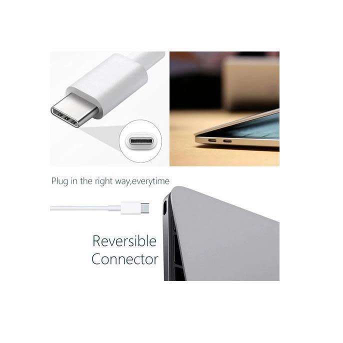 DW USB-C MagSafe MacBook Charger 87W - White