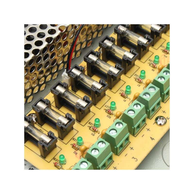 DW 9 Camera 9 Channel 12V Dc Power Supply 10AMP