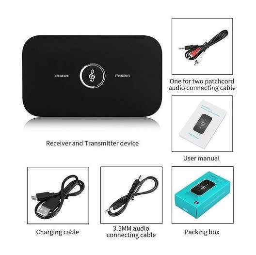 DW Wireless 2-in-1 Audio Receiver/Transmitter - Black