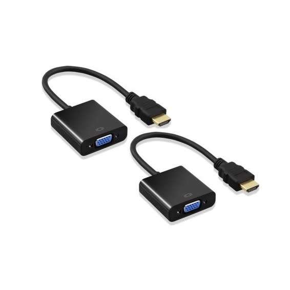 DW HDMI To VGA Adapter Cable - Pack Of 2