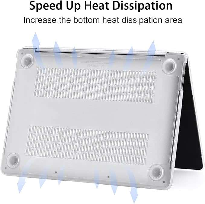 DW HardShell Case For MacBook Pro 13` Clear - A1706/A1708/A1989/A2159/A2251/A2289/A2338