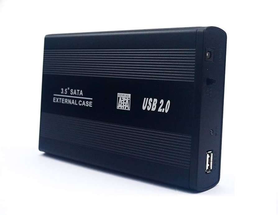 DW 3.5 Inch HDD External Case USB 2.0 - Black