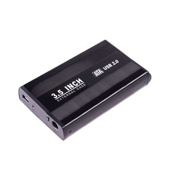 DW 3.5 Inch HDD External Case USB 2.0 - Black