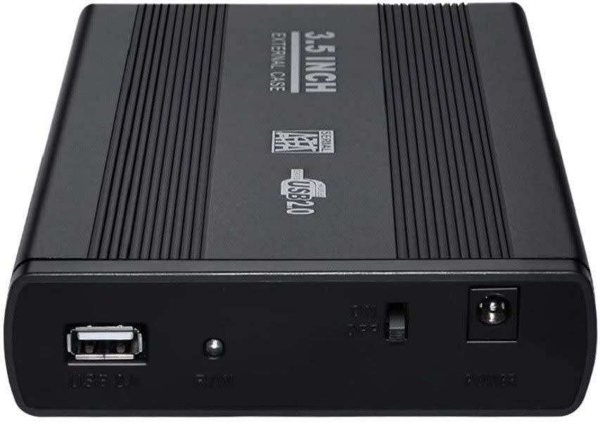 DW 3.5 Inch HDD External Case USB 2.0 - Black