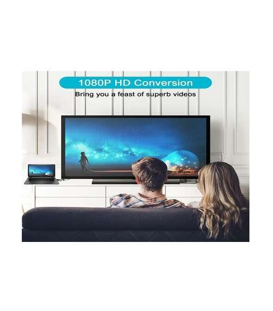 DW VGA to HDMI Adapter with Audio, HDTV