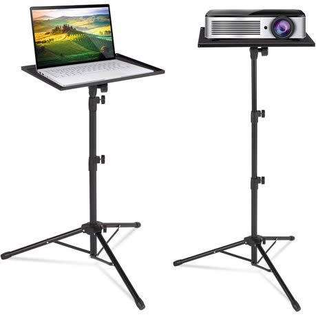DW Laptop Projector Stand, Heavy Duty Tripod Height Adjustable (28 to 41inch)