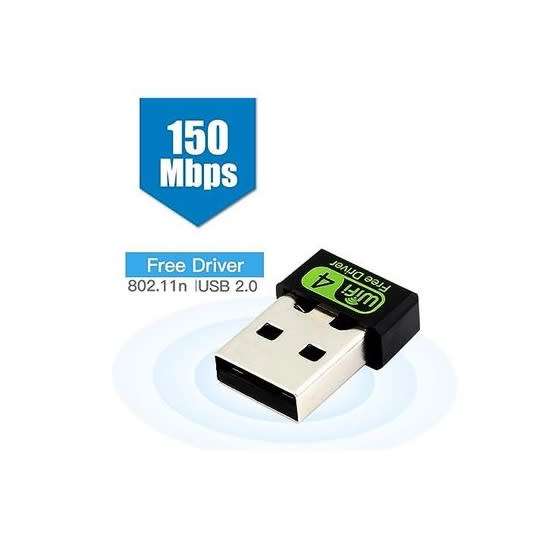 DW 150Mbps Wireless 2.4GHz USB Wi-Fi Adapter Single Band Free Driver